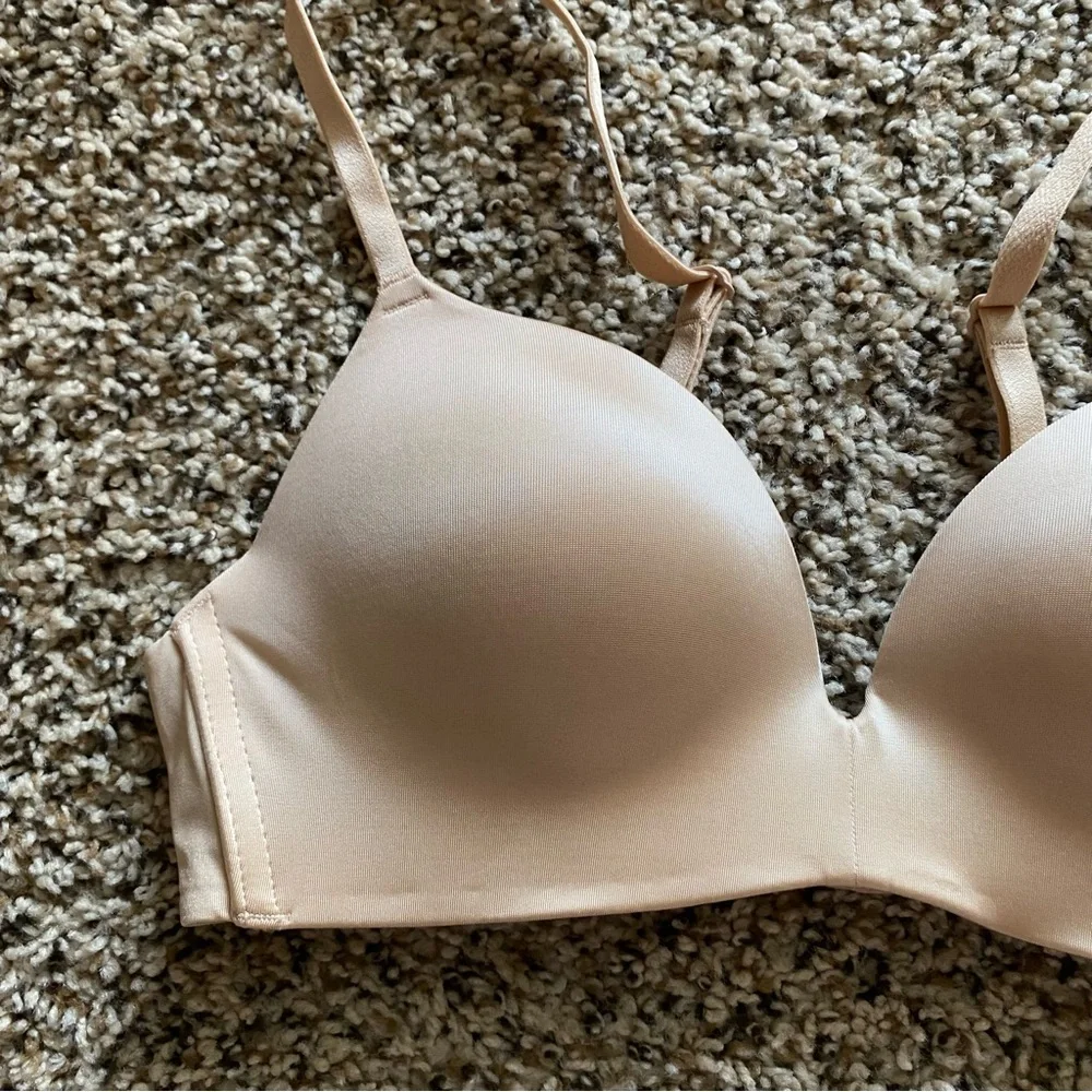 Auden Push Up Wireless Bra 32B Beige Nude - Picture 3 of 7